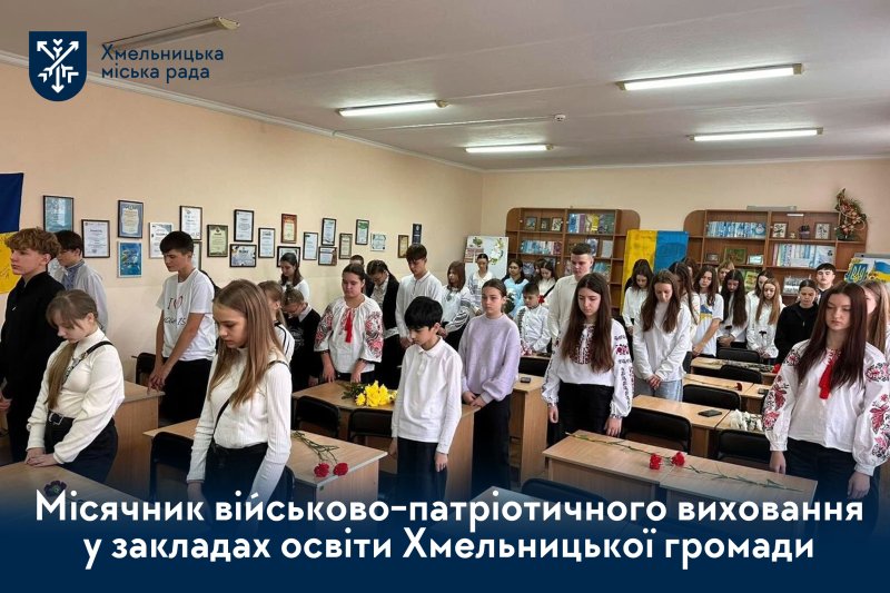 Від уроків мужності до благодійних ярмарків: патріотичний місячник у школах