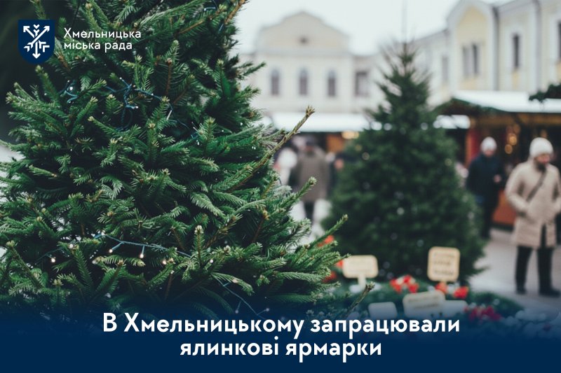 запрацювали ялинкові ярмарки